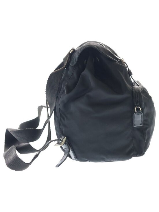 Prada Mini Backpack Black Tessuto Nylon Silver main image 6